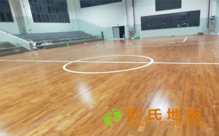 長(zhǎng)沙縣湘龍街道石子高沙社區(qū)長(zhǎng)沙軌道交通水渡河車輛段體育館木地板案例-歐氏運(yùn)動(dòng)木地板廠家