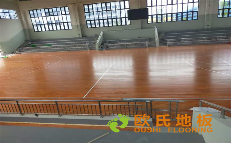 長(zhǎng)沙縣湘龍街道石子高沙社區(qū)長(zhǎng)沙軌道交通水渡河車輛段體育館木地板案例-歐氏運(yùn)動(dòng)木地板廠家